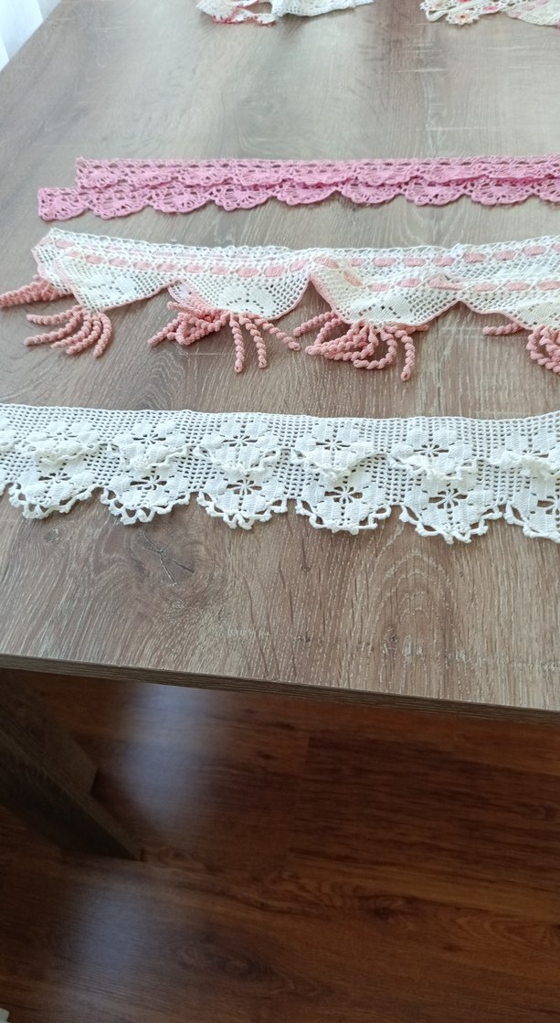 El Yapımı Bohem Dantel Kenar Süslemeleri 3 lü fiyatı - Görsel 2