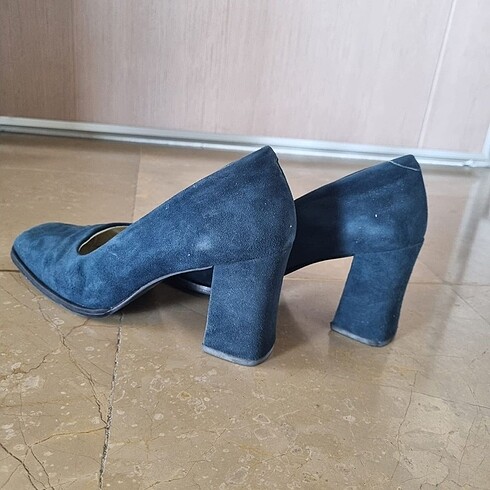Walter Steiger Waltea Kalın Topuklu Süet Ayakkabı