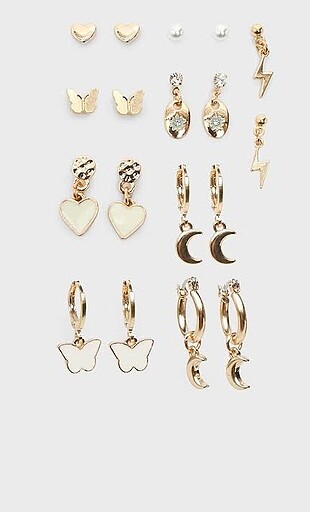 Stradivarius küpe set