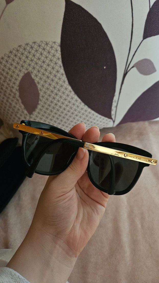 Siyah Minimalist Kadın Güneş Gözlüğü - Görsel 3