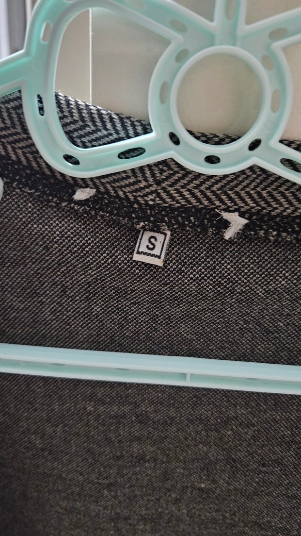 Gri Triko Hamile Hırka - Görsel 2