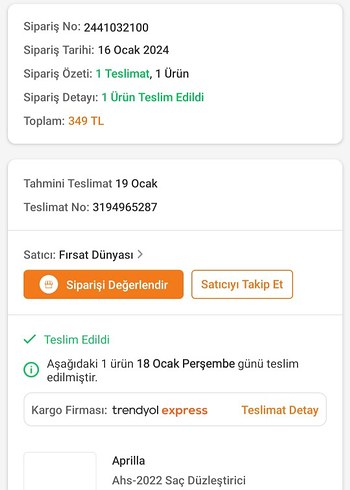 Beyaz Aprilla Saç Düzleştirici AHS-2022 - Görsel 7