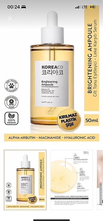 Koreaco cilt tonu eşitleyici