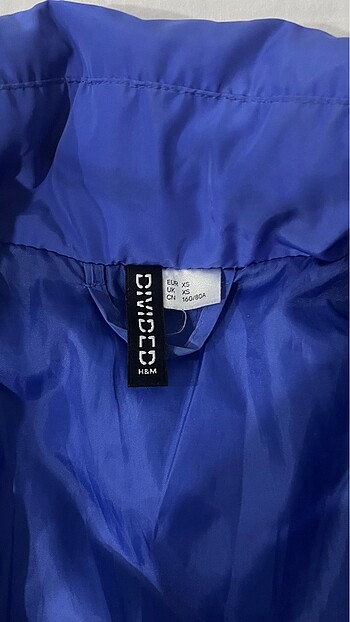 H&M h&m mavi şişme mont