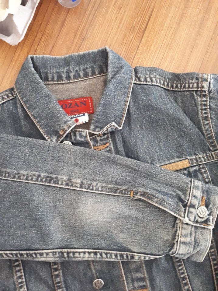 Denim Ceket, Düğmeli, Salaş Kesim - Görsel 3