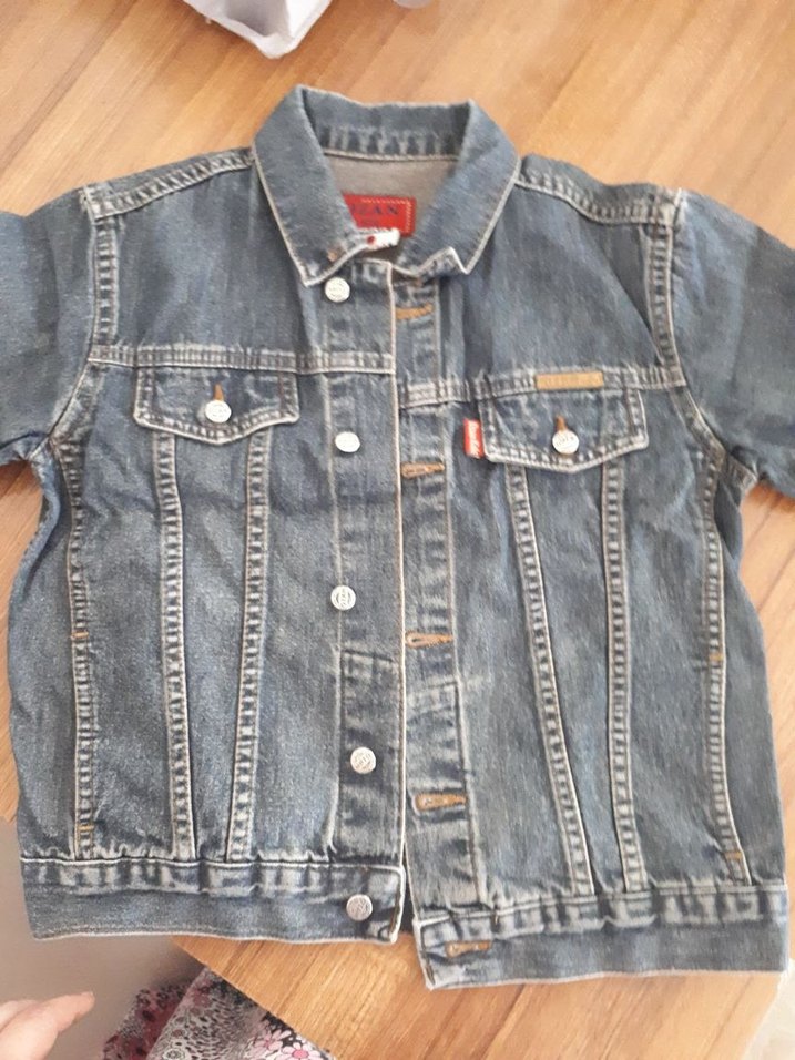 Denim Ceket, Düğmeli, Salaş Kesim - Görsel 4