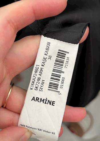 38 Beden Armine Kaşe Kaban