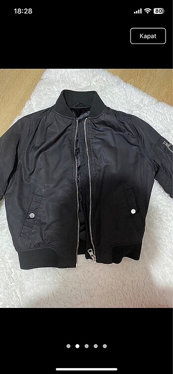 Dilvin Siyah bomber ceket