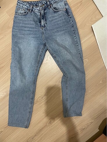 Trendyol & Milla Mavi renk Yüksek Bel Straight Jeans