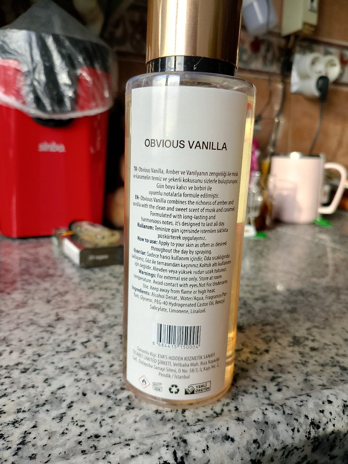 Eva's Hidden Chervous Vanilla Kadın Parfümü 250 ml - Görsel 3