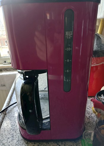 Pembe Renkli Kahve Makinesi - Görsel 6