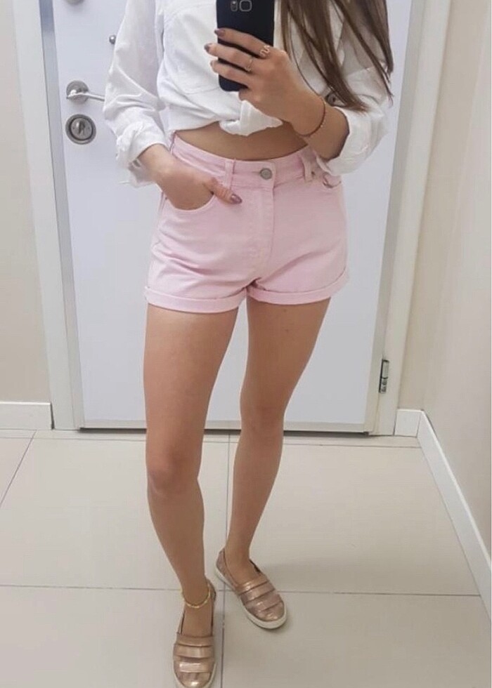 Jean şort - Görsel 2