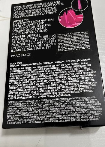 MAC Stack Siyah Maskara - Hacim ve Uzunluk - Görsel 2