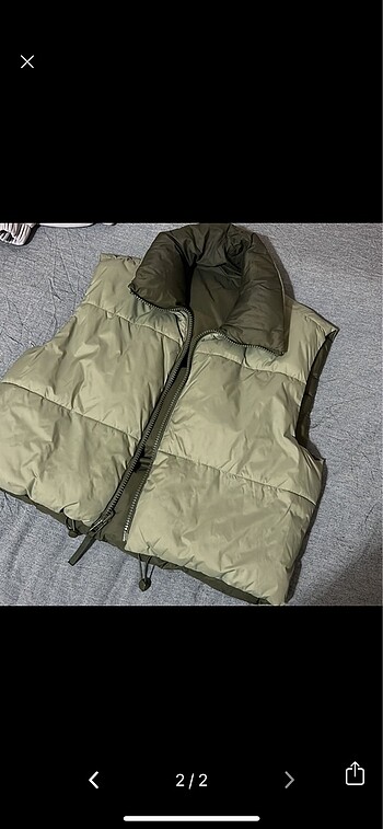Zara Crop şişme yelek