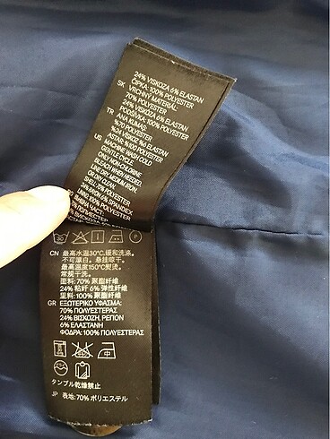 H&M gri ceket - Görsel 8