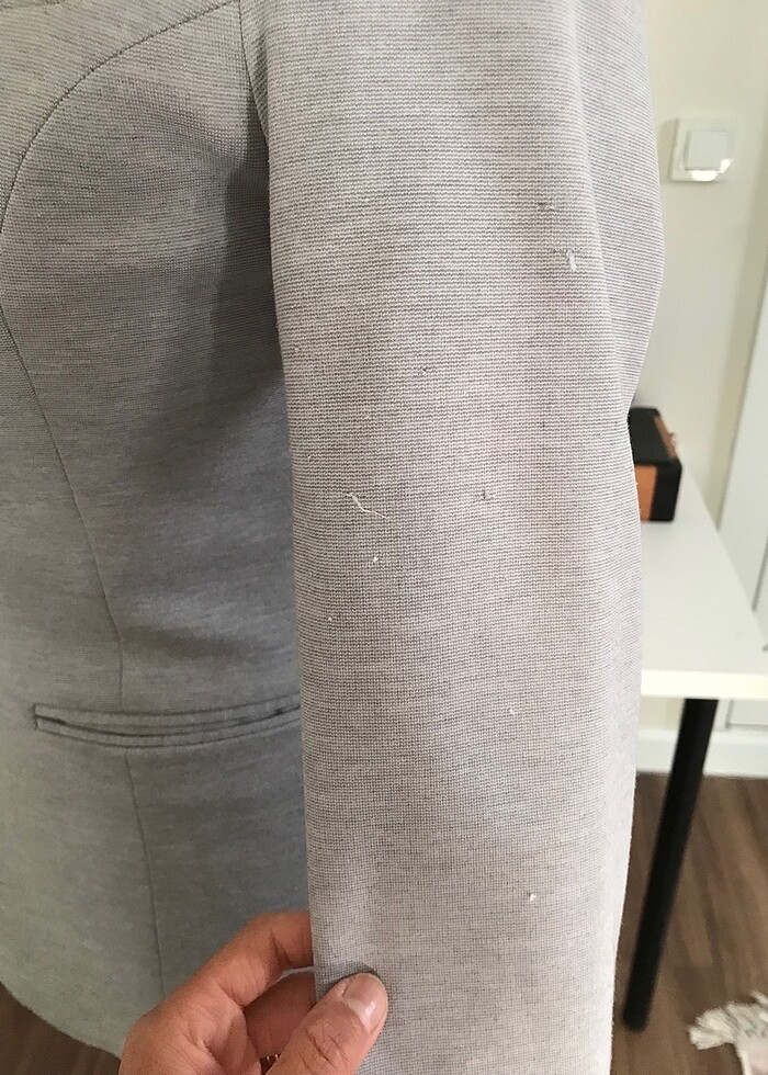 H&M gri ceket - Görsel 3