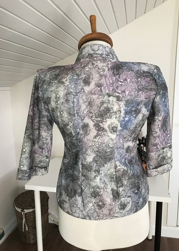 Özel tasarım kot ceket - Görsel 2