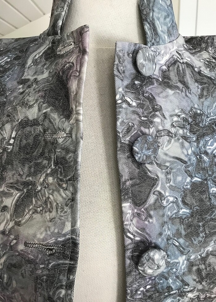 Özel tasarım kot ceket - Görsel 4