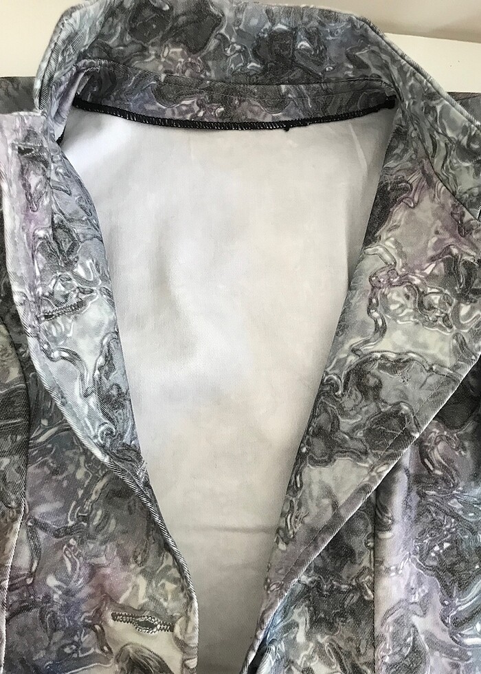 Özel tasarım kot ceket - Görsel 5