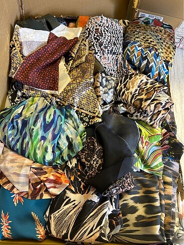 Kumaş, parça kumaşlar, desenli kumaş, kırk yama patchwork - Görsel 2