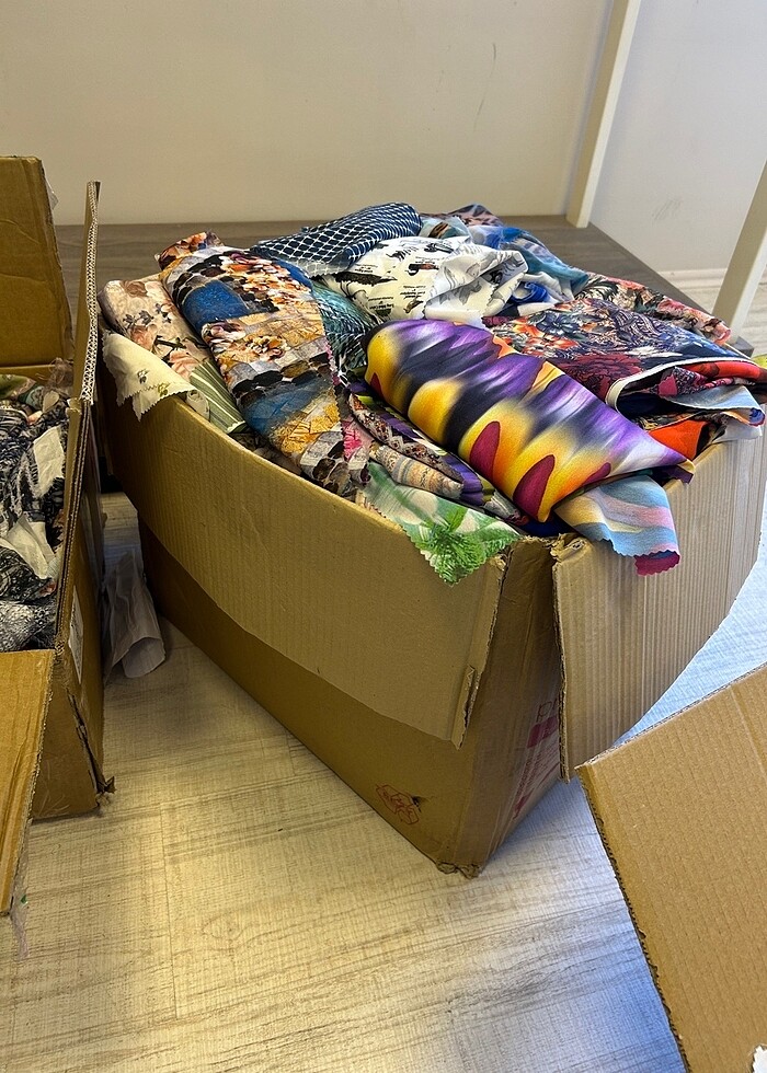 Kumaş, parça kumaşlar, desenli kumaş, kırk yama patchwork - Görsel 4