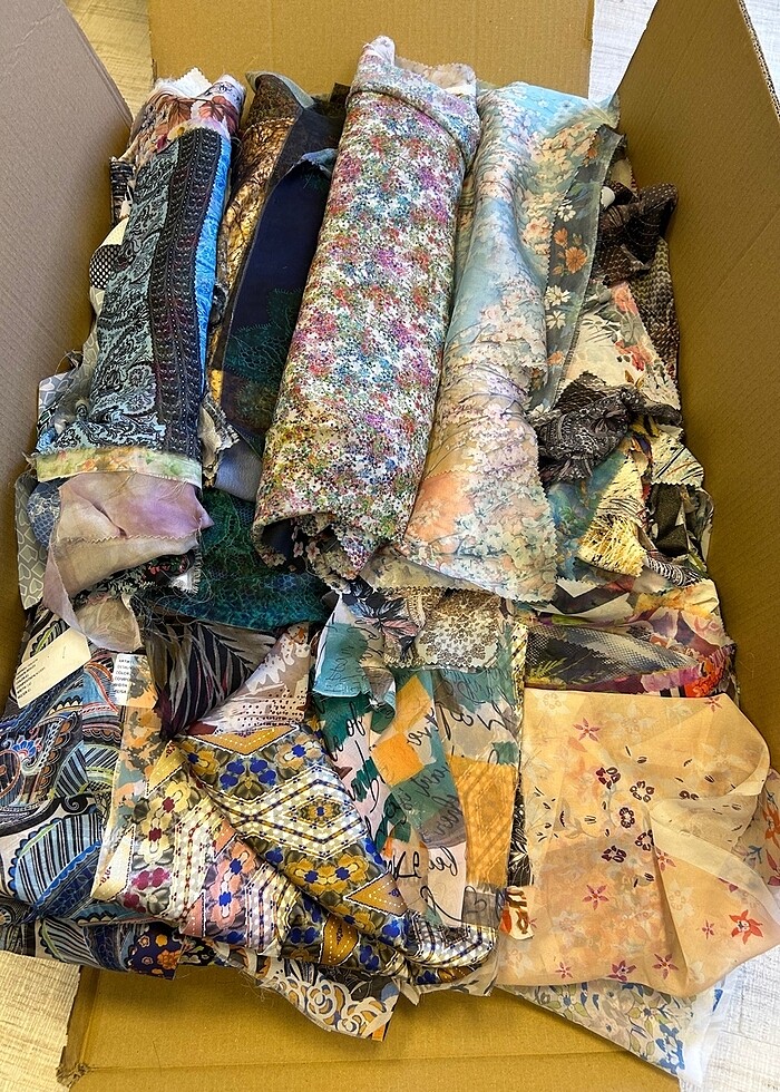 Kumaş, parça kumaşlar, desenli kumaş, kırk yama patchwork - Görsel 3