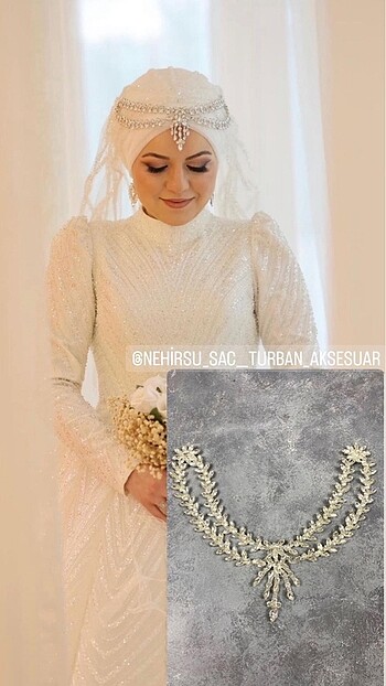 Diğer Sultan alınlık gelin tacı aksesuar