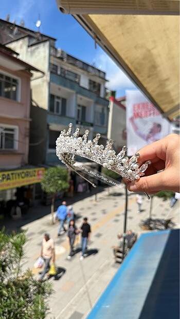 Beden İnci gelin tacı