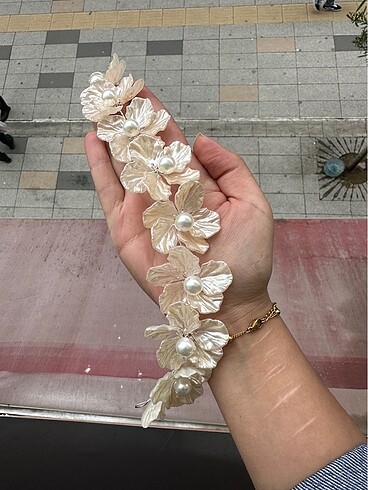 Söz nikah gelin türban aksesuar