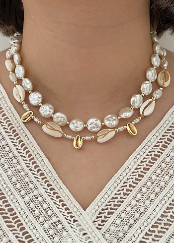 Accessorize Deniz kabuğu tasarım kolye