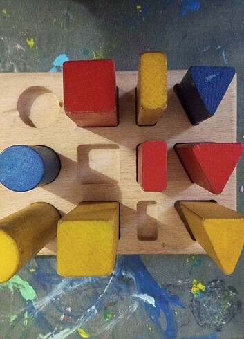Fisher Price #montessori #tahtaşekiller #tahtabloklar #blok #kare #daire