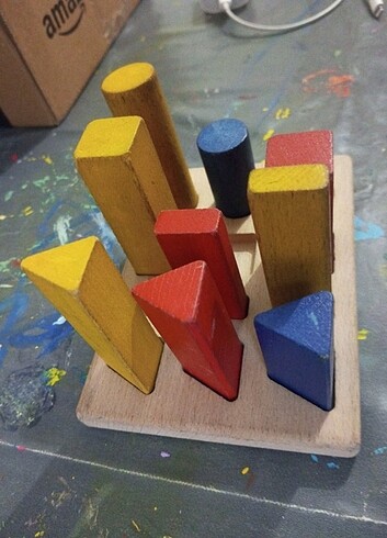 Beden #montessori #tahtaşekiller #tahtabloklar #blok #kare #daire