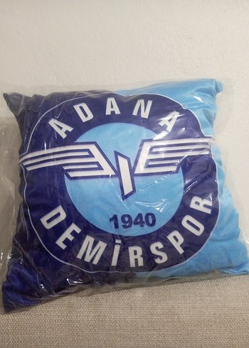 Beden mavi Renk Adana Demirspor Baskılı Renkli Yastık