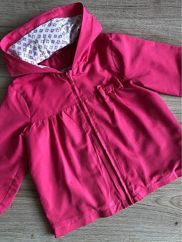 Pembe , kız çocuk trenç, hırka, yağmurluk