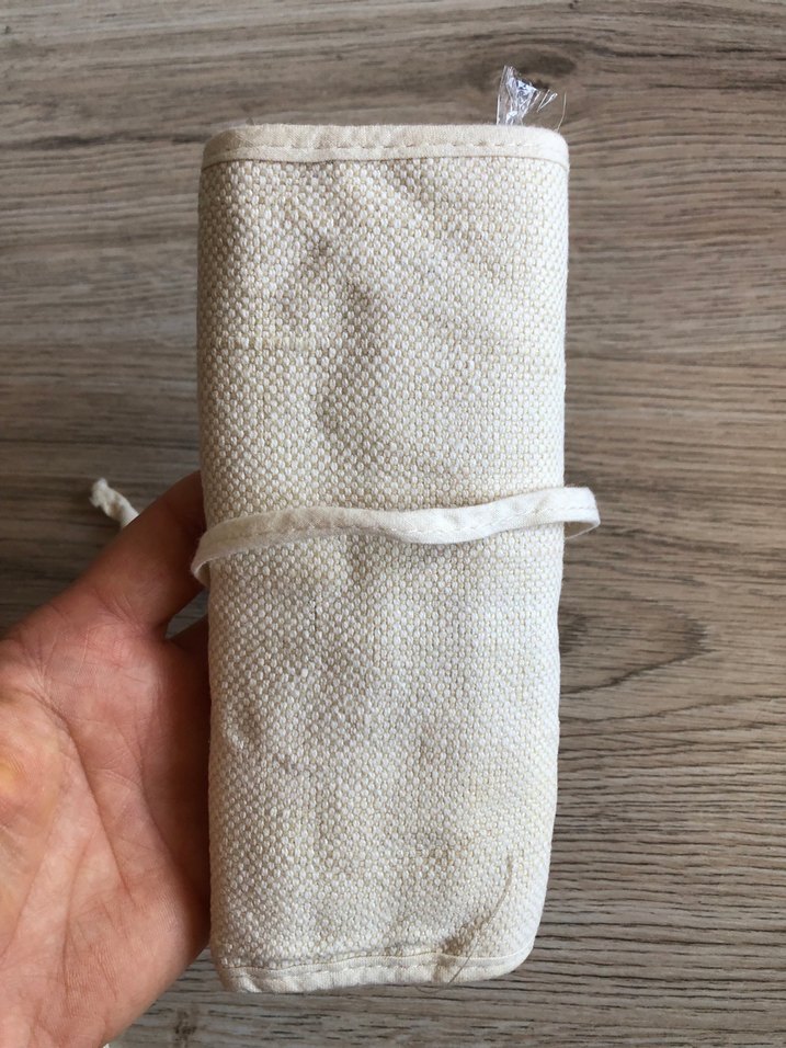 Bej Makyaj Fırçası Seti ve Taşıma Çantası - Görsel 5