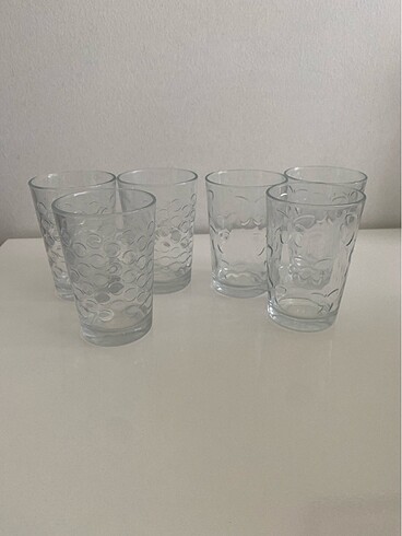 6 adet su bardağı