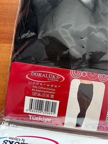 xl Beden siyah Renk Doralüks Likralı Tayt