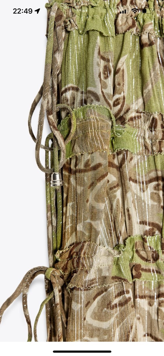 Bohem Uzun Zara ZW Etek etiketli - Görsel 2