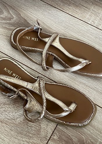 Nine West hakiki deri Yılan Desenli 36-37 Terlik - Görsel 3