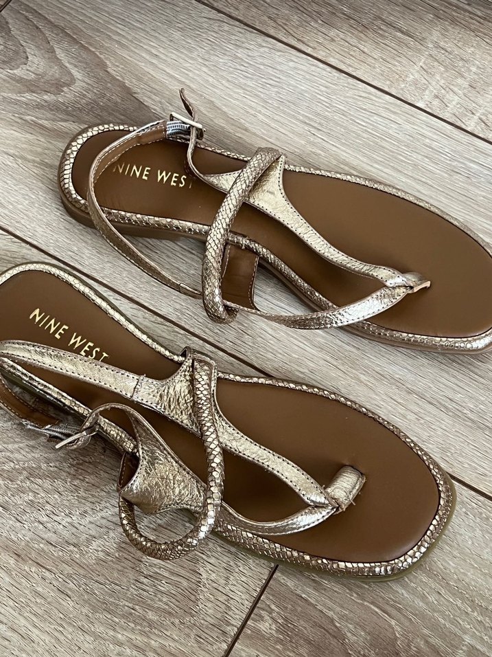 Nine West hakiki deri Yılan Desenli 36-37 Terlik - Görsel 3