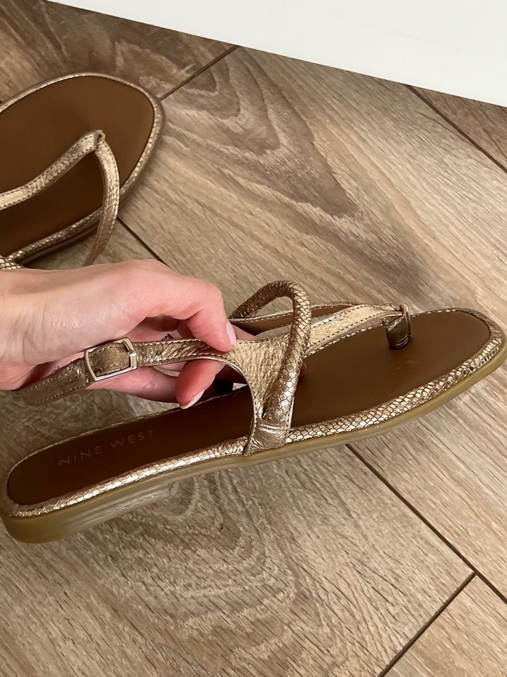 Nine West hakiki deri Yılan Desenli 36-37 Terlik - Görsel 4