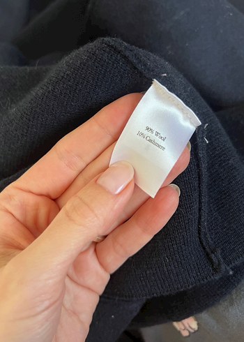 Yün kaşmir kimono ceketi - Görsel 3