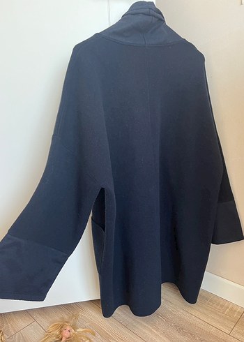 m Beden lacivert Renk Yün kaşmir kimono ceketi