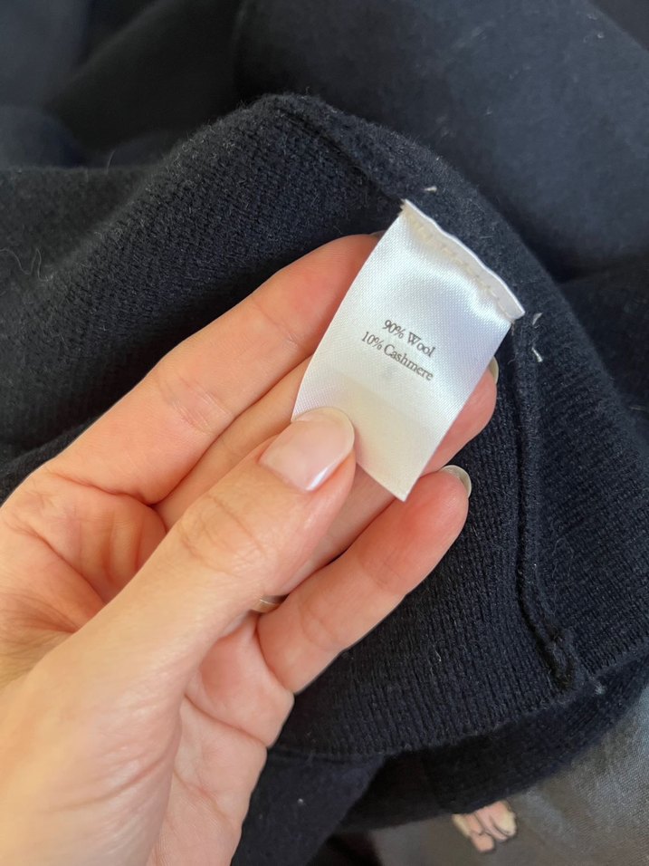 Yün kaşmir kimono ceketi - Görsel 3