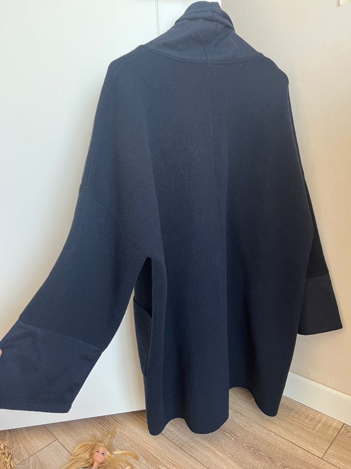 Yün kaşmir kimono ceketi - Görsel 4