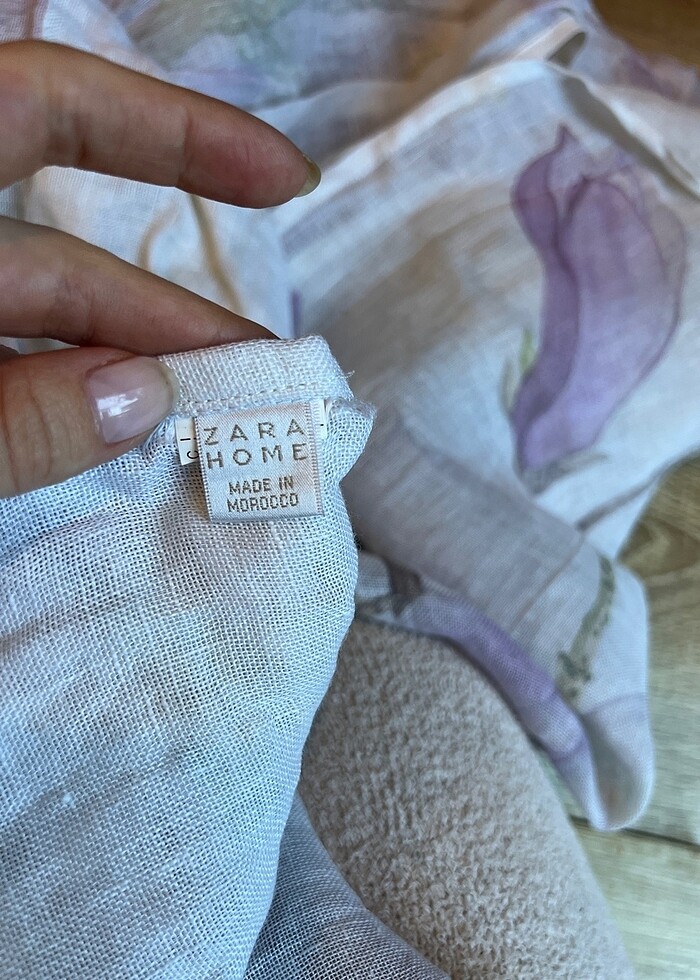 Zara home keten 2 kanat yeni perde - Görsel 2