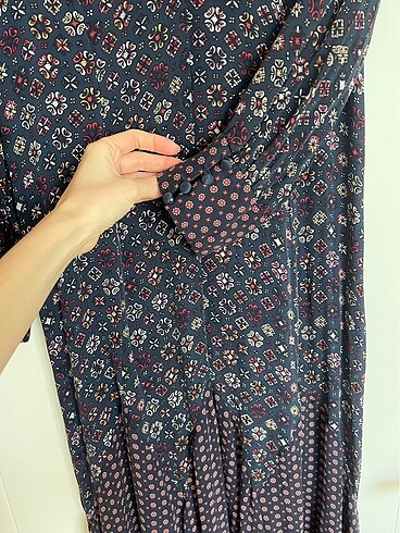 100% ipek vakko Derek Lam elbise - Görsel 7