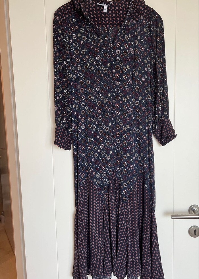 100% ipek vakko Derek Lam elbise - Görsel 2