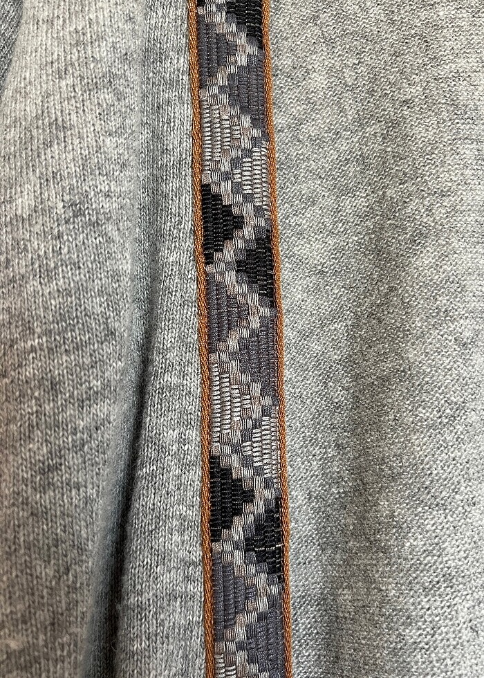 Yün kaşmir angora uzun hırka - Görsel 5