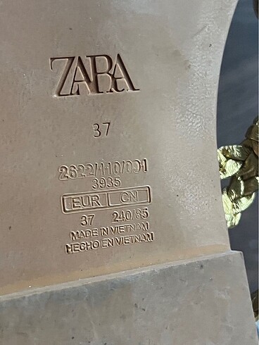 37 Beden Zara sandalet